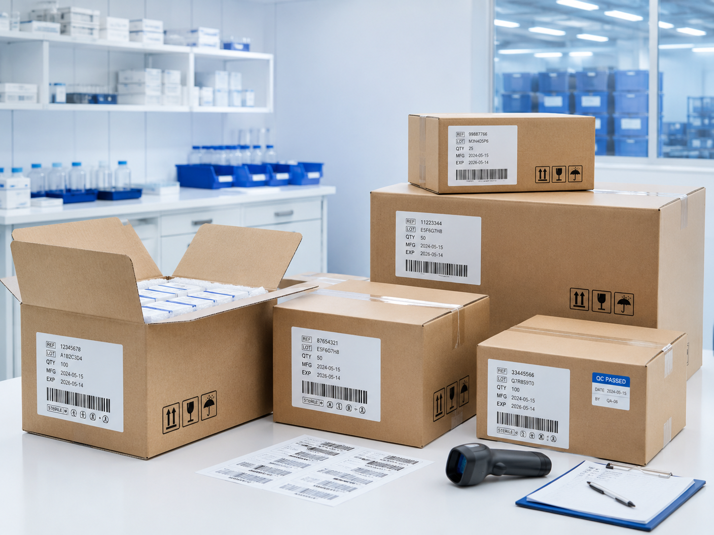 Outer cartons & labelling